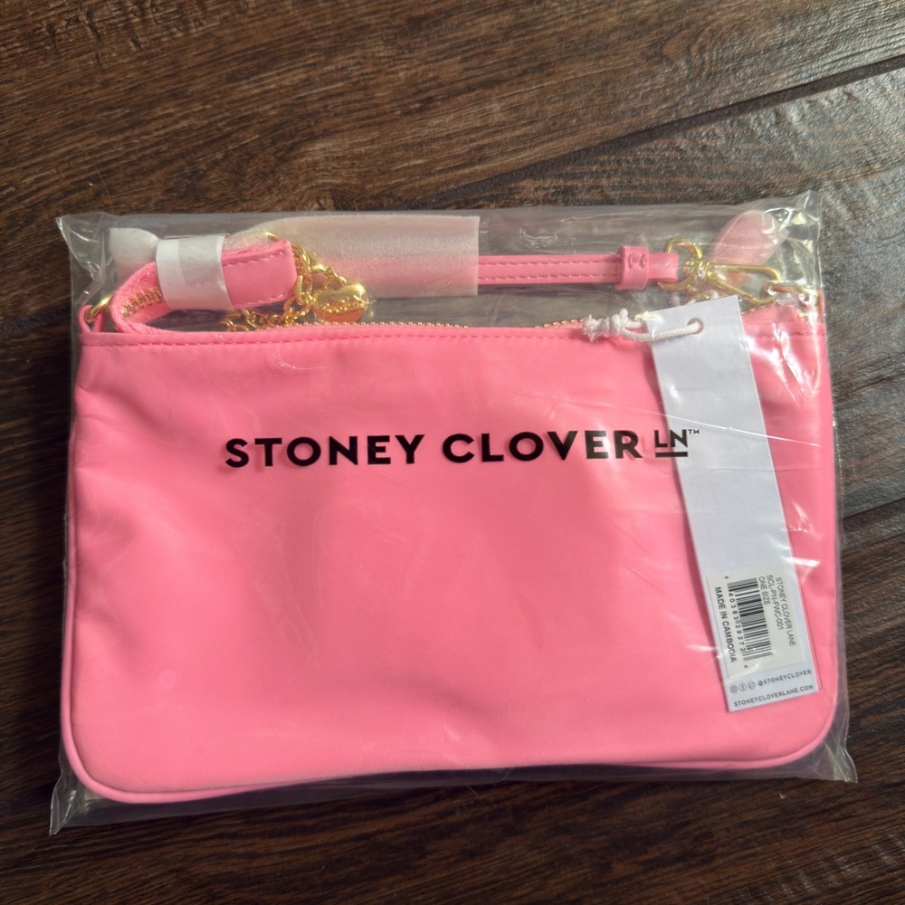 Stoney Clover Lane Flat Wristlet Crossbody - Pink - Picture 7 of 9